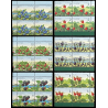 CANADA STAMPS, EDIBLE FRUIT FROM 1991-1998, MNH, 4 SET OF 6