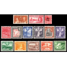 RARE BRITISH GUIANA STAMPS, MLH, LOT OF 14