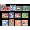 RARE BRITISH GUIANA STAMPS, MLH, LOT OF 13