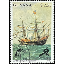 GUYANA STAMP, WAR SHIP,...
