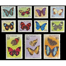 GUYANA STAMPS, BUTTERFLIES,...