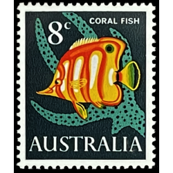 AUSTRALIA STAMP, 1964 CORAL...