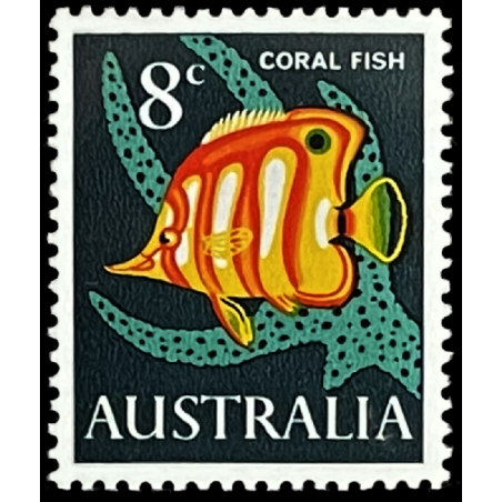 AUSTRALIA STAMP, 1964 CORAL FISH, MNH