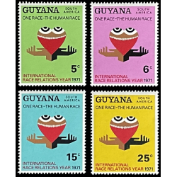 GUYANA STAMPS, ONE RACE –...