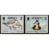 GREAT BRITAIN POSTAGE STAMPS, 1998 JERSEY ANIMALS FAUNA FLORA, BIRDS, LOT OF 2, MNH