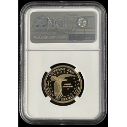 2008-S SACAGAWEA PROOF COIN, NGC PF70 ULTRA CAMEO SACAGAWEA LABEL