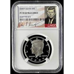 2000-S SILVER PROOF KENNEDY...