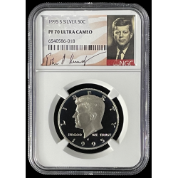 1995-S SILVER PROOF KENNEDY...