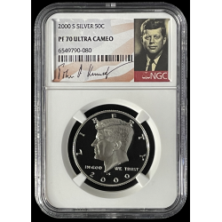2000-S SILVER PROOF KENNEDY...