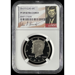 2013-S SILVER PROOF KENNEDY...