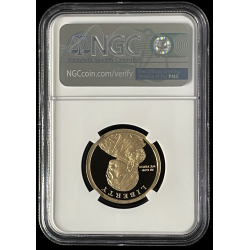 20013-S SACAGAWEA $1, TREATY WITH THE DELAWARES, NGC PF69 ULTRA CAMEO