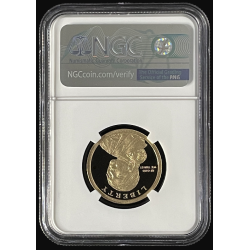 20013-S SACAGAWEA $1, TREATY WITH THE DELAWARES, NGC PF69 ULTRA CAMEO