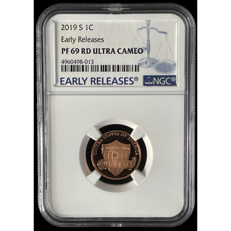 2019-S 1C PENNY LINCOLN NGC PF69 ULTRA CAMEO – EARLY RELEASES