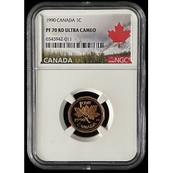 1990 PF70 RD CANADIAN 1C...