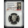 1999-S SILVER PROOF KENNEDY, 50 CENT NGC PF69 ULTRA CAMEO SIGNATURE LABEL