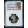 1979-S $1 TYPE 1, TYPE 2, NGC PF69 ULTRA CAMEO PROOF, SUSAN B. ANTHONY DOLLAR, ONE TROLLEY LABEL