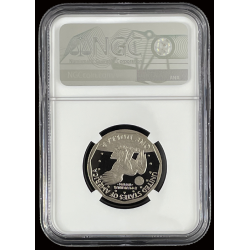 1979-S $1 TYPE 1, TYPE 2, NGC PF69 ULTRA CAMEO PROOF, SUSAN B. ANTHONY DOLLAR, ONE TROLLEY LABEL